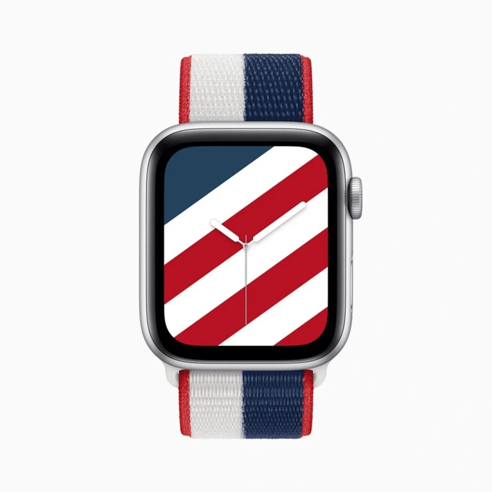 Apple USA International Collection Red, White & Blue Sport Loop Band - Picture 2 of 6